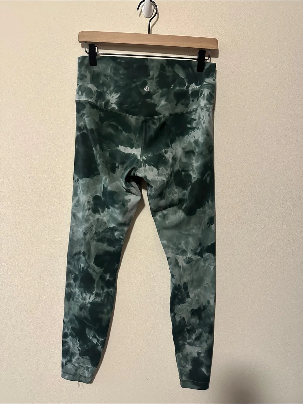 Lululemon align high rise leggings 28” green marble W5ELQS size 10